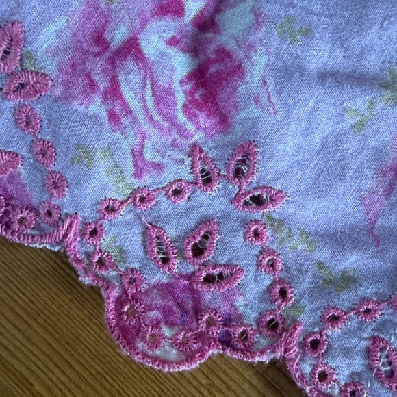 LoveShackFancy Pink Floral Kids Blouse - Picture 6 of 6